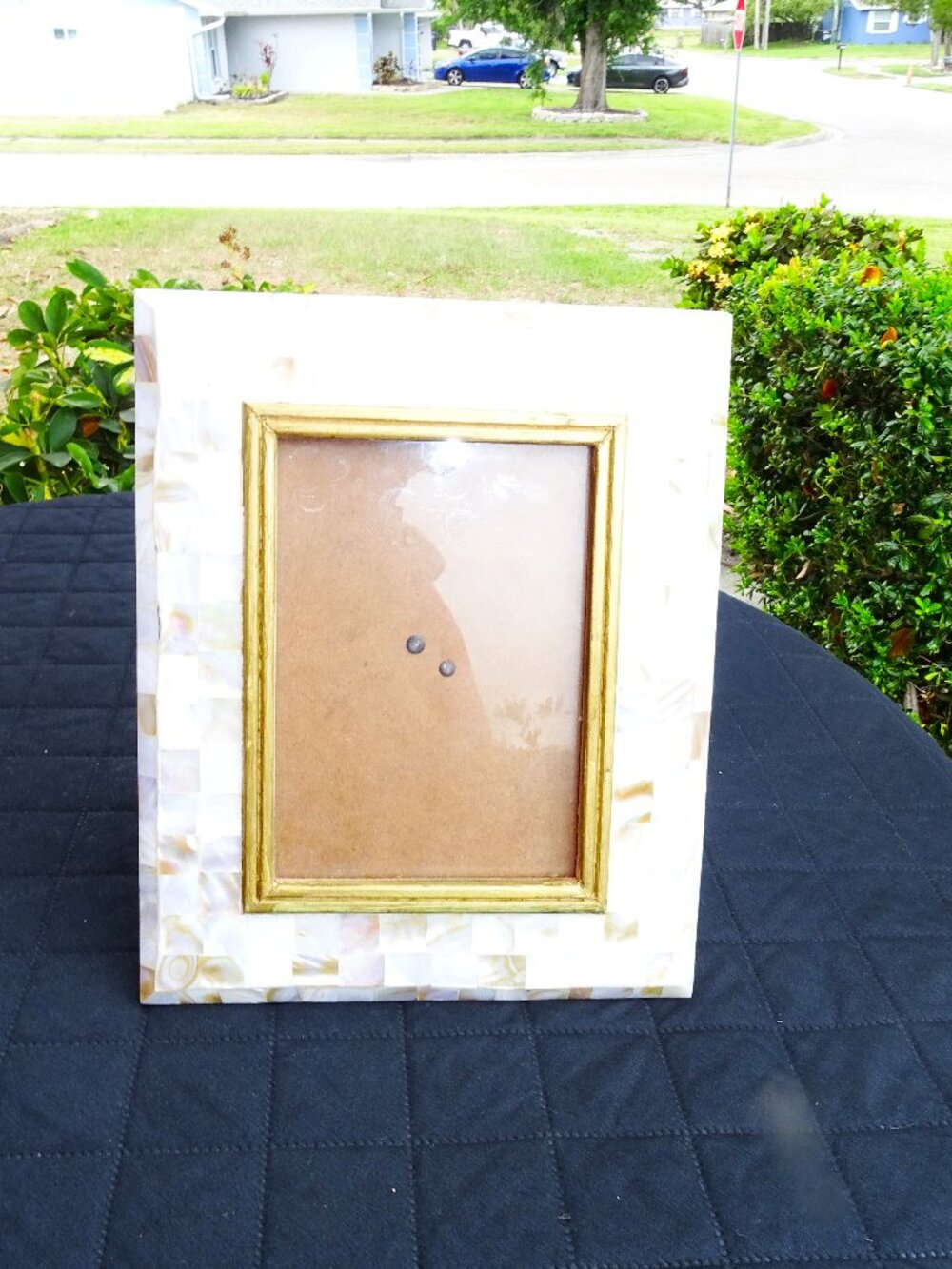 Mother of Pearl Picture Photo Frame 5" x 7"